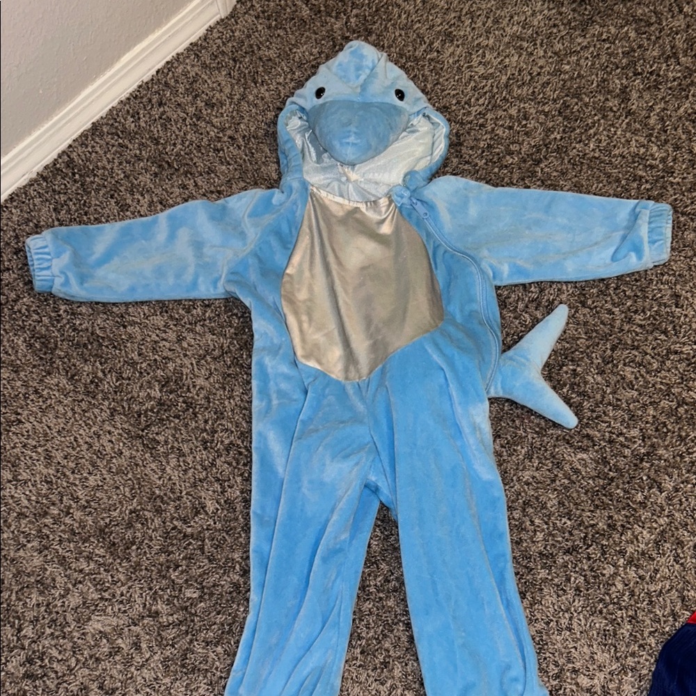 Blue Shark Toddler Costume